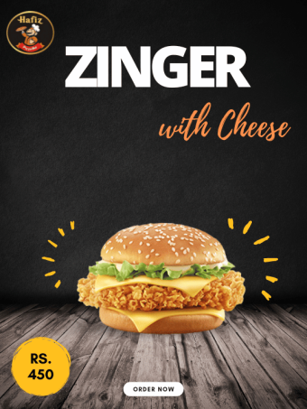 Zinger Burger With Cheese