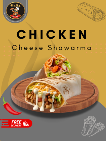 Chicken Cheese Shawarma