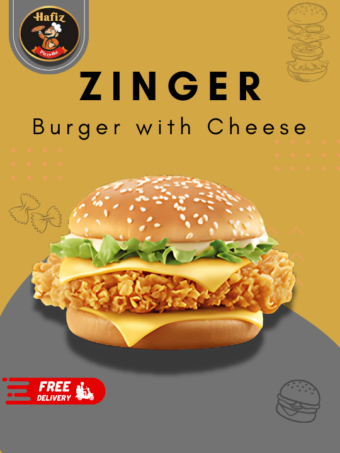 Zinger Burger With Cheese