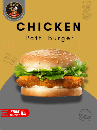 Chicken Patti Burger