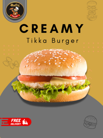 Creamy Tikka Burger